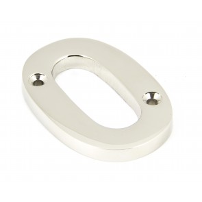 Numerals 0 to 9 - Polished Nickel