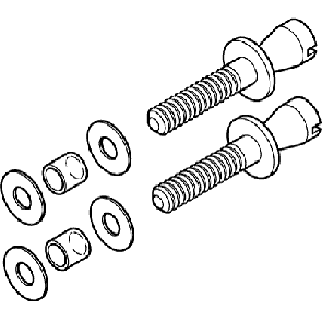 Glass Door Fixing Set 22mmdia