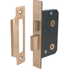 Mortice bathroom lock, 57 mm lock centres, 57 mm backset, Modular, 8 + 5 mm followers