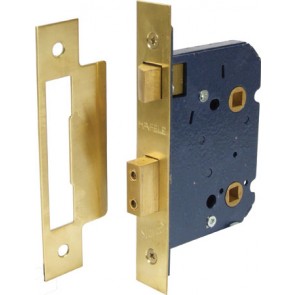 Mortice bathroom lock, 57 mm lock centres, 45 mm backset, Modular, 8 + 8 mm followers