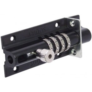 Combi Bolt Black Recodable Lock Bolt