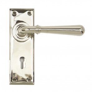 Newbury Lever Handles - Polished Nickel