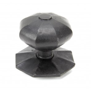 Octagonal Centre Door Knob - External Beeswax
