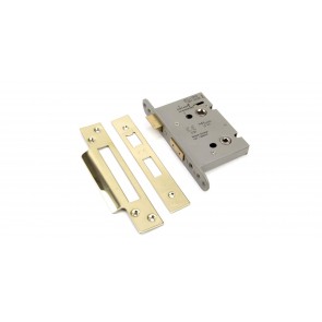 PVD 3" Heavy Duty Bathroom Mortice Lock