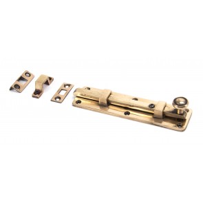 Universal Straight Door Bolts - Polished Bronze - Various Sizes