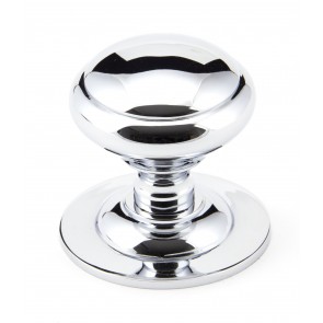 Centre Door Knob - Polished Chrome