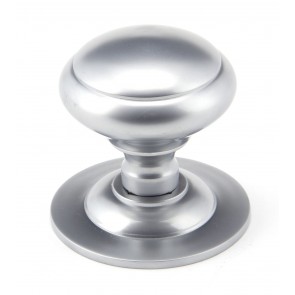Centre Door Knob - Satin Chrome