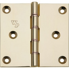 Brass DPBW projection butt hinge,  76 x 76 mm