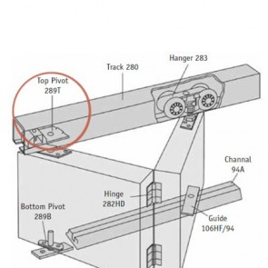 Additional Top Roller For Husky Bi-folding Systems