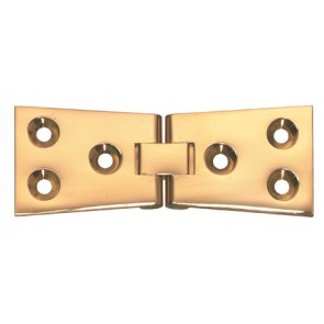 Brass counterflap hinges, 102 x 32 mm