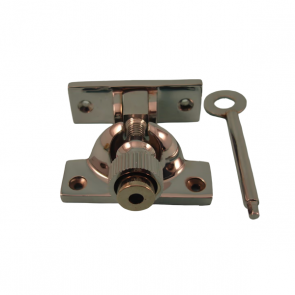 Locking Brighton Fastener - Polished Chrome