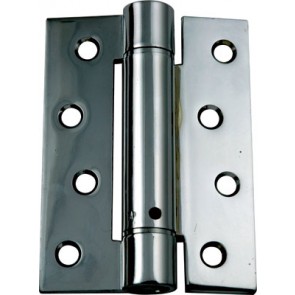 Sprung steel butt hinge, 100 x 76 mm