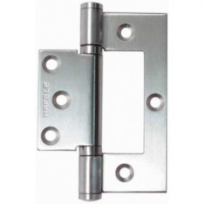 4" SS Finial Flush Hinges - Pair