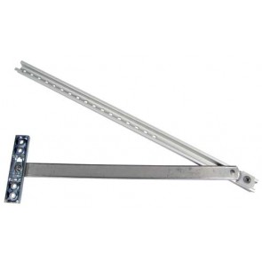 Overhead Door Stop + Holder Silver