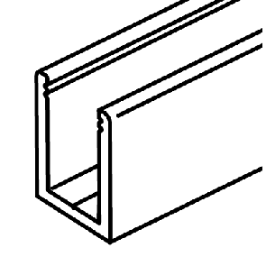 EKU Porta 100 GWF U-shaped guide track