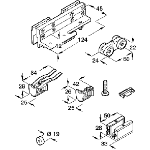 Porta 100gw Fitt+clamping Shoe Set