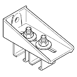 Open Double Side Wall Bracket