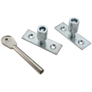 Sash window lock with standard key