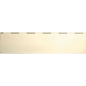 Interior flap, stainless steel/brass, 330 x 80 mm