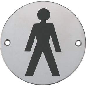 Male WC graphic sign