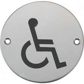 Disabled WC graphic sign