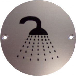 Shower graphic sign