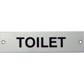 Toilet Sign 140x35mm Sss