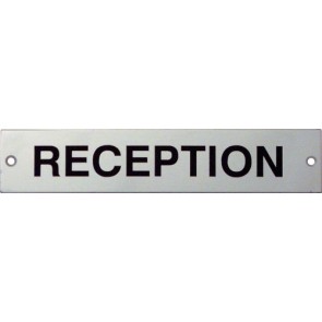Reception Sign 175x35mm Sss