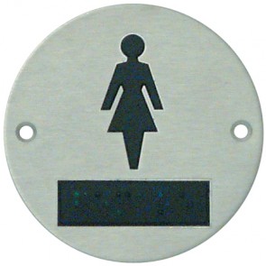 Female Symbol Tactile 76mm Sss