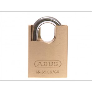 65/50CS 50mm Brass Padlock Close Shackle Carded