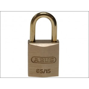 65MB/15 15mm Brass Padlock & Shackle Carded 09442