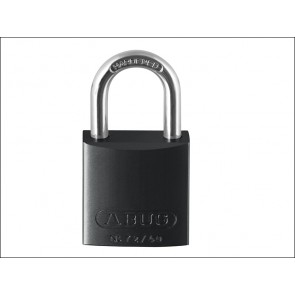 72/40 40mm Aluminium Padlock Black Keyed Alike TT00260