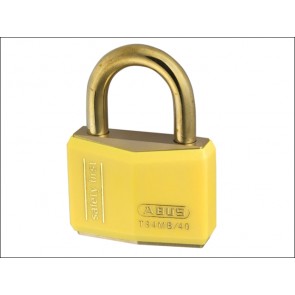 T84MB/40 40mm Yellow Safety First Rustproof Padlock Keyed Alike 8402