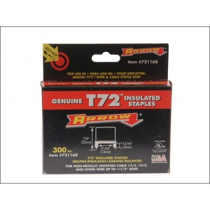 T72HW Insulated Staples 5mm x 12mm (300)