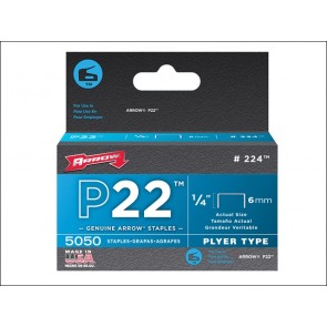 P22 Staples Box 5000 6mm- 1/4in