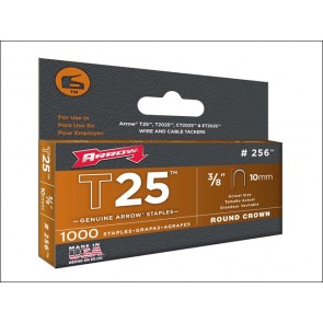 T25 Staples Box 5000 10mm - 3/8in