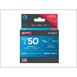 T50 Staples Box 1250 Ceiltile 13mm