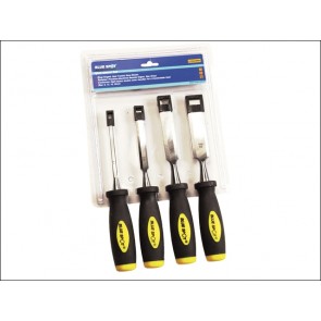 Chisel Set Double Colour Handle 4-Piece