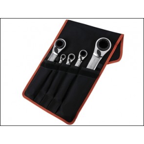 S4RM5T Reversible Ratchet Spanners Set 5 Piece  8-36mm
