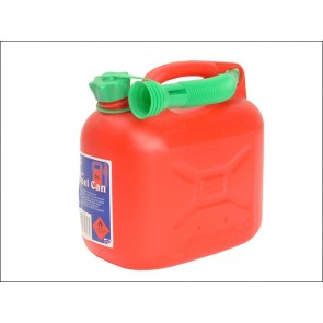 Leaded Petrol Can & Spout Red 5 Litre