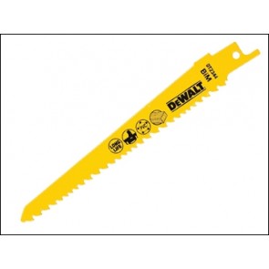 DT2344 Reciprocating Blades Colbolt Steel for Cordless Fine Fast Cuts 152mm