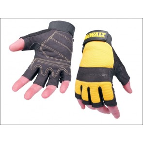 1/2 Synthetic Padded Leather Palm Gloves 