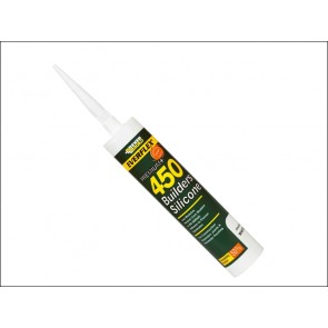 Builders Silicone Sealant White 310ml 450