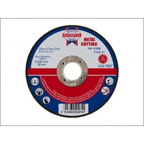 Cut Off Disc for Metal 115 x 3.2 x 22mm