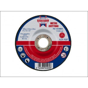Cut Off Disc for Metal Depressed Centre 125 x 3.2 x 22mm