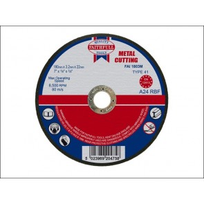 Cut Off Disc for Metal 180 x 3.2 x 22mm