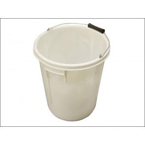 5 gallon 25 litre bucket - white