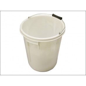 5 gallon 25 litre bucket - white