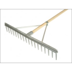 Aluminium Landscape Rake Complete with Handle