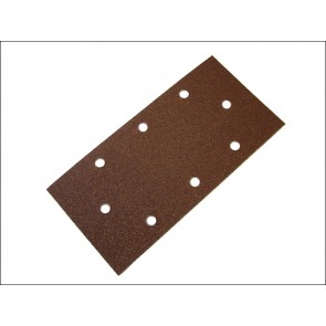 1/3 Sanding Sheet Red Bosch Hook & Loop Holed (5) Assorted